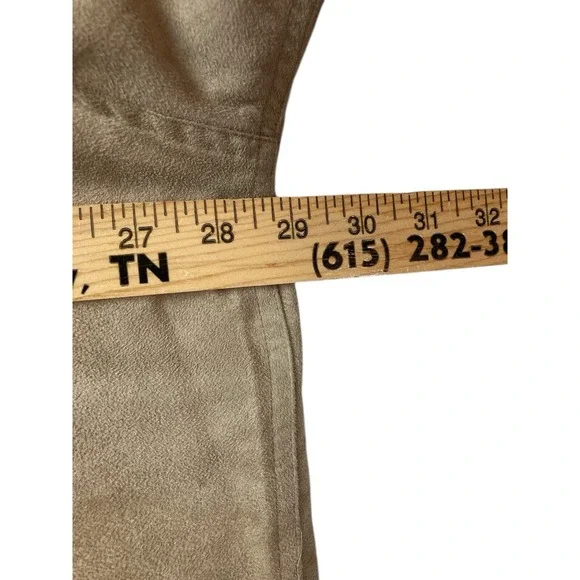 Knightsbridge Brown Faux Suede Button Shirt Men 3X Western Casual Workwear - Picture 7 of 7